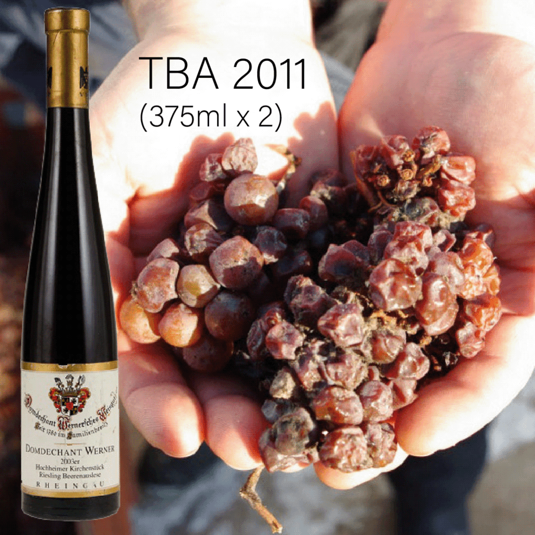 Domdechant Werner Hochheimer Riesling Trockenbeerenauslese Rheingau 2011 (375ml 兩支) 貴腐甜酒 - undefined
